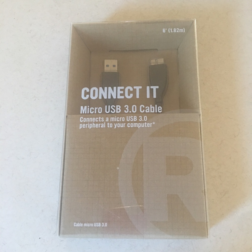 New！Conect it micro usb cable